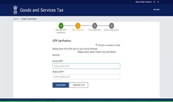GST OTP Verification